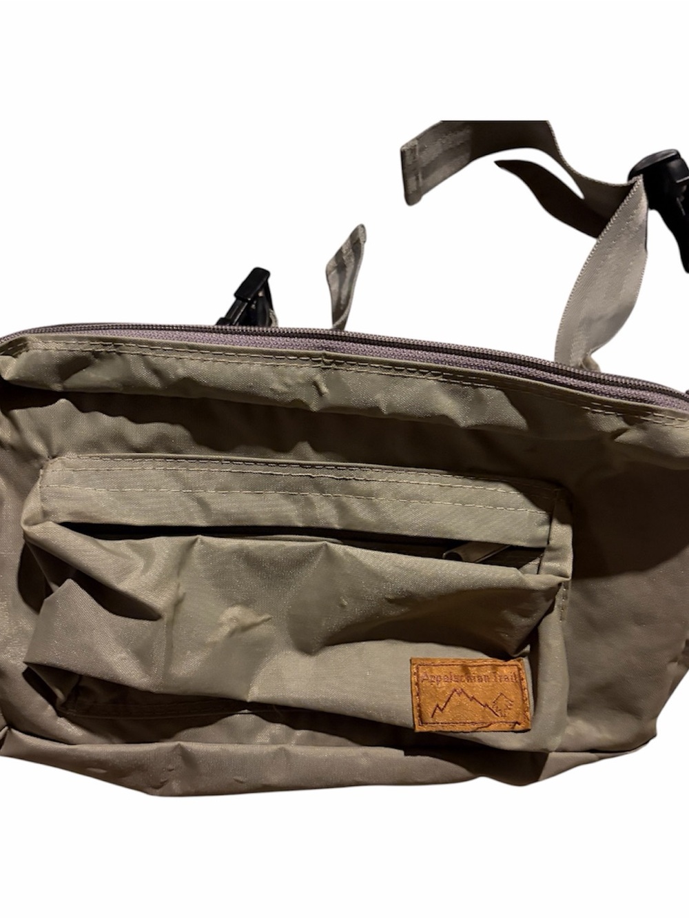 VTG 90s American Tourist Dad Appalachian Trail Adjustable Hip Fanny Pack Gray